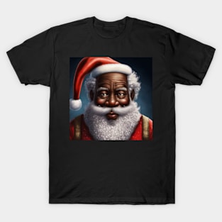 African American ,Santa Claus T-Shirt